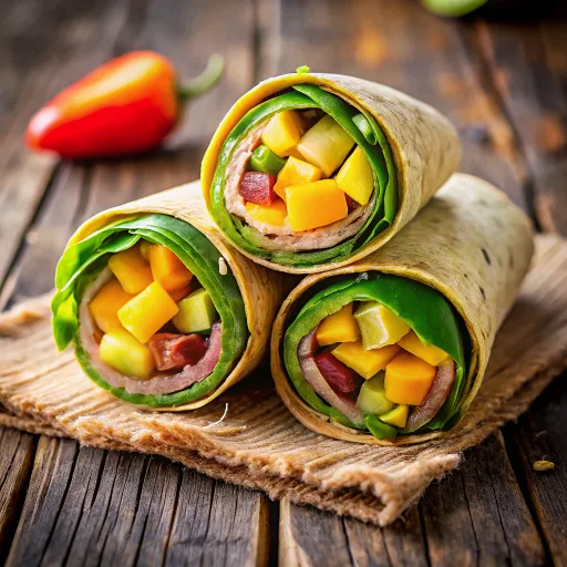 मैंगो अवोकाडो व्होल ग्रेन रैप